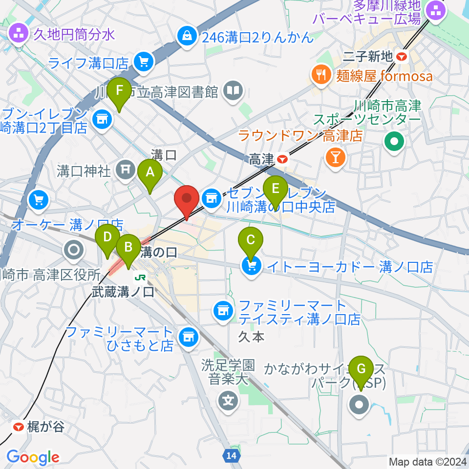 スタジオアズ(Studio-az)周辺のホテル一覧地図