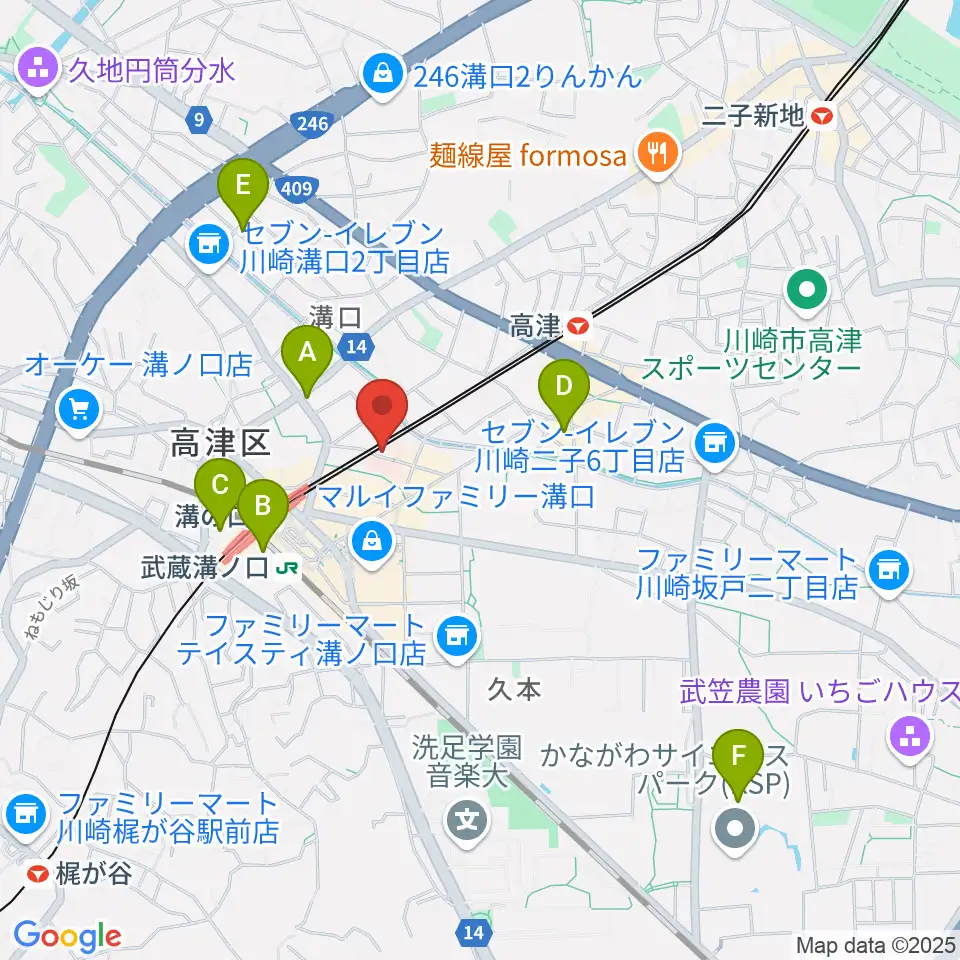 スタジオアズ(Studio-az)周辺のホテル一覧地図