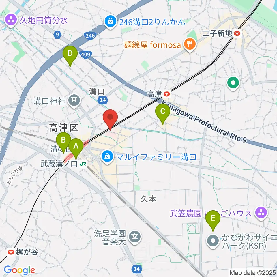 スタジオアズ(Studio-az)周辺のホテル一覧地図