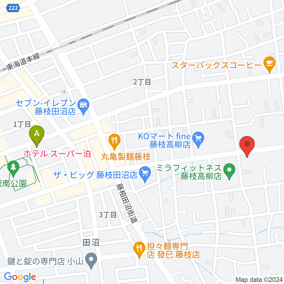 音楽天国 藤枝店周辺のホテル一覧地図