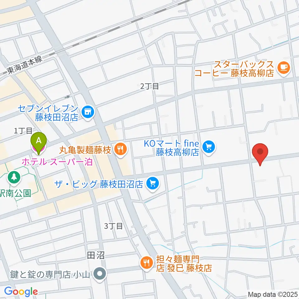 音楽天国 藤枝店周辺のホテル一覧地図