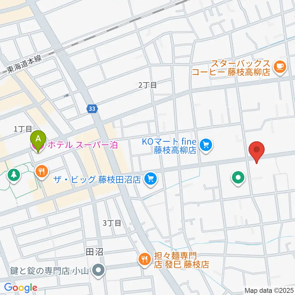 音楽天国 藤枝店周辺のホテル一覧地図
