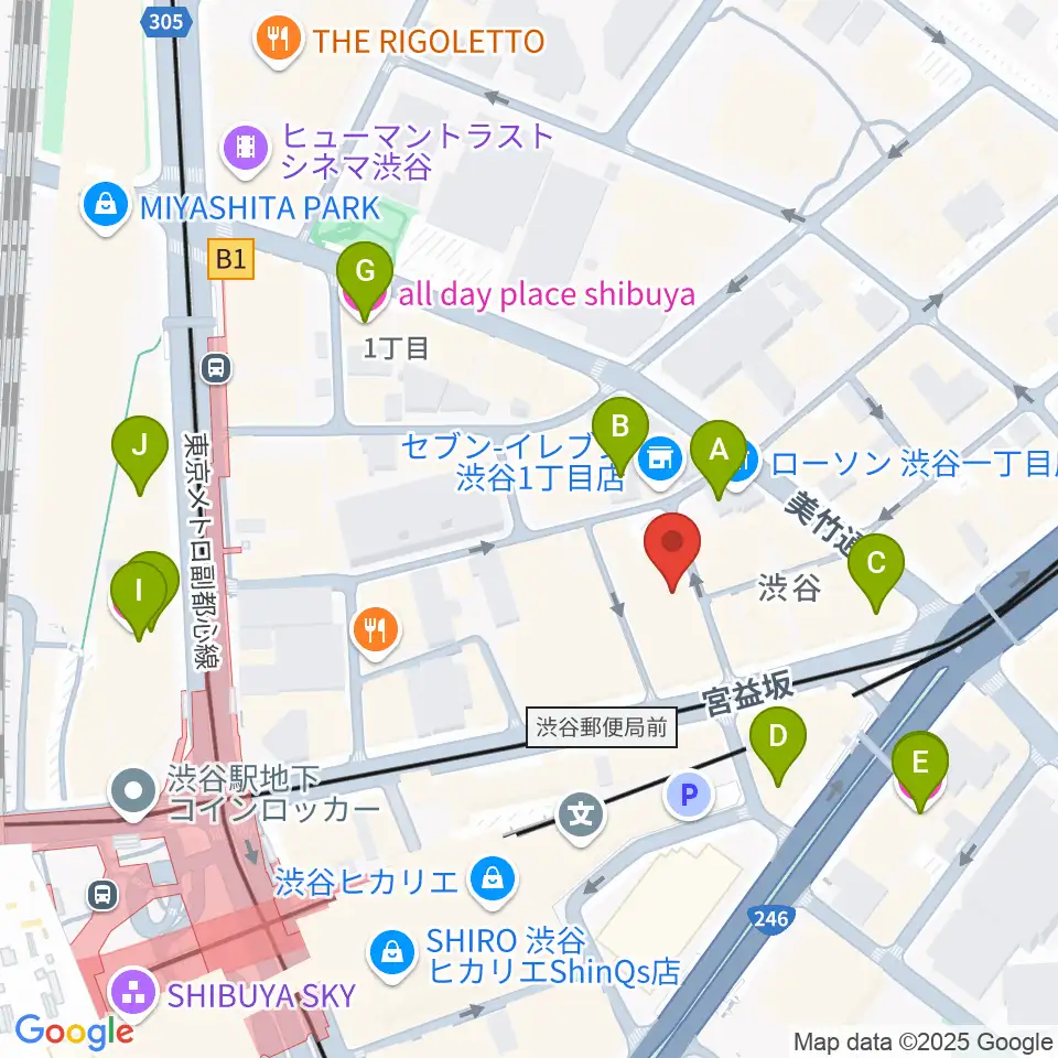 ヴォイスレッスンジャス周辺のホテル一覧地図