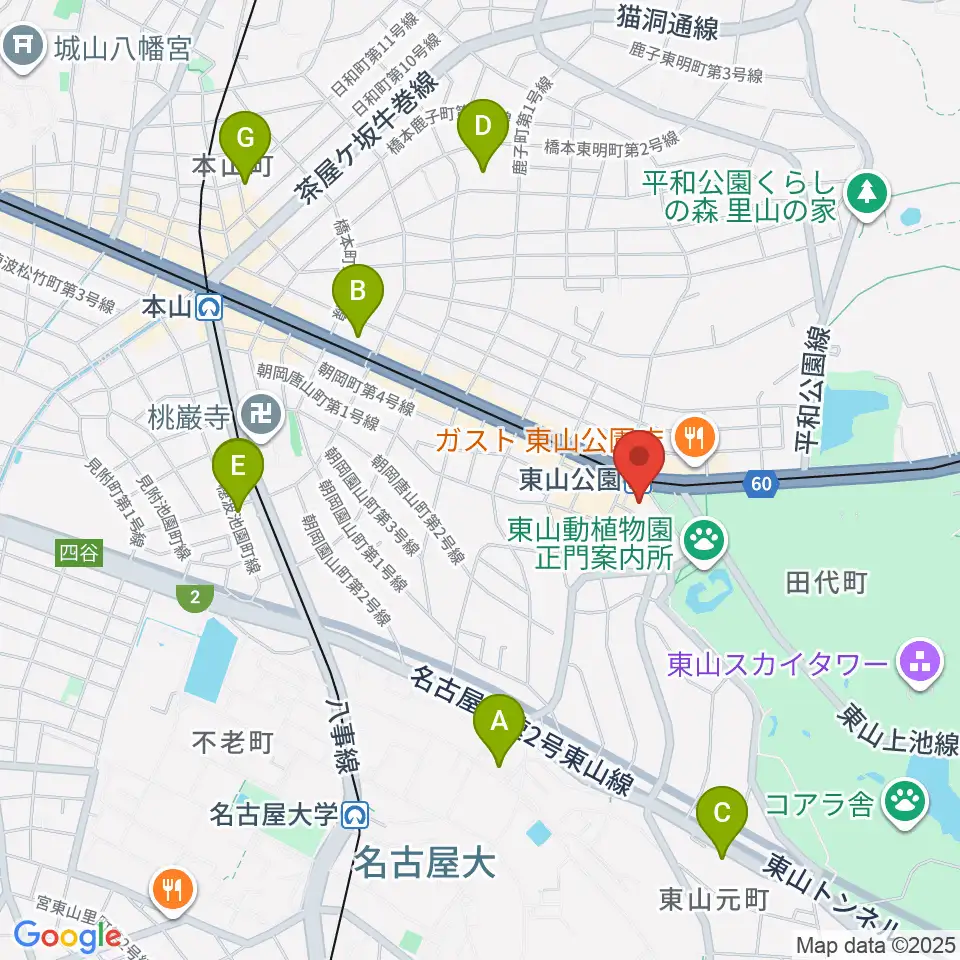 スタジオ246 NAGOYA周辺のホテル一覧地図