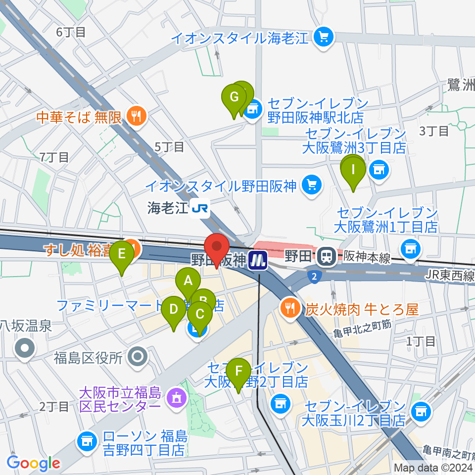 STUDIO JBL周辺のホテル一覧地図