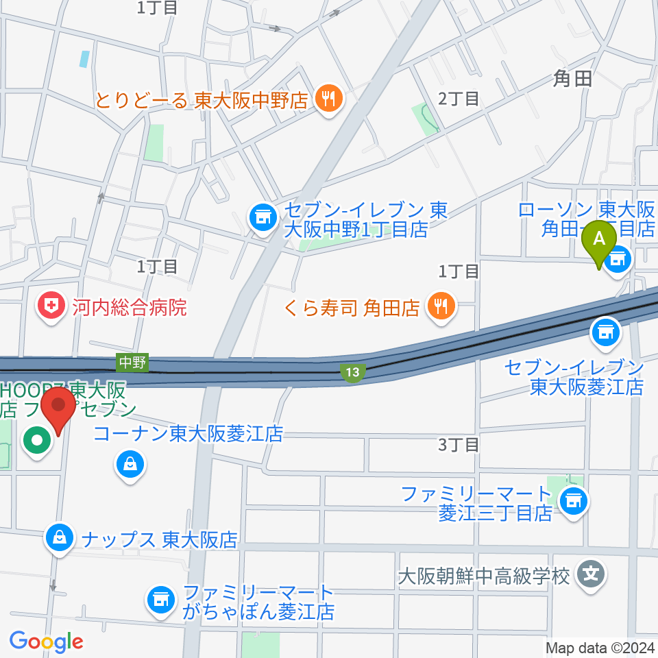 スタジオジャンクサウンド周辺のホテル一覧地図