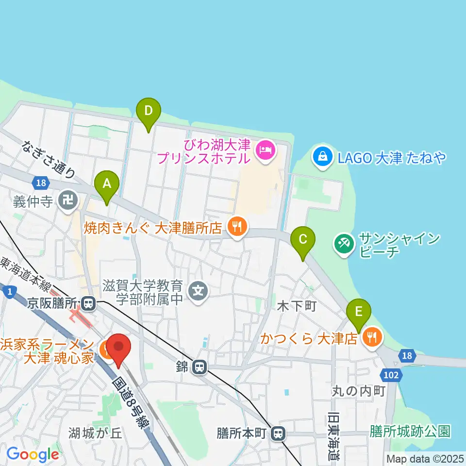 Altero Custom Guitars周辺のホテル一覧地図