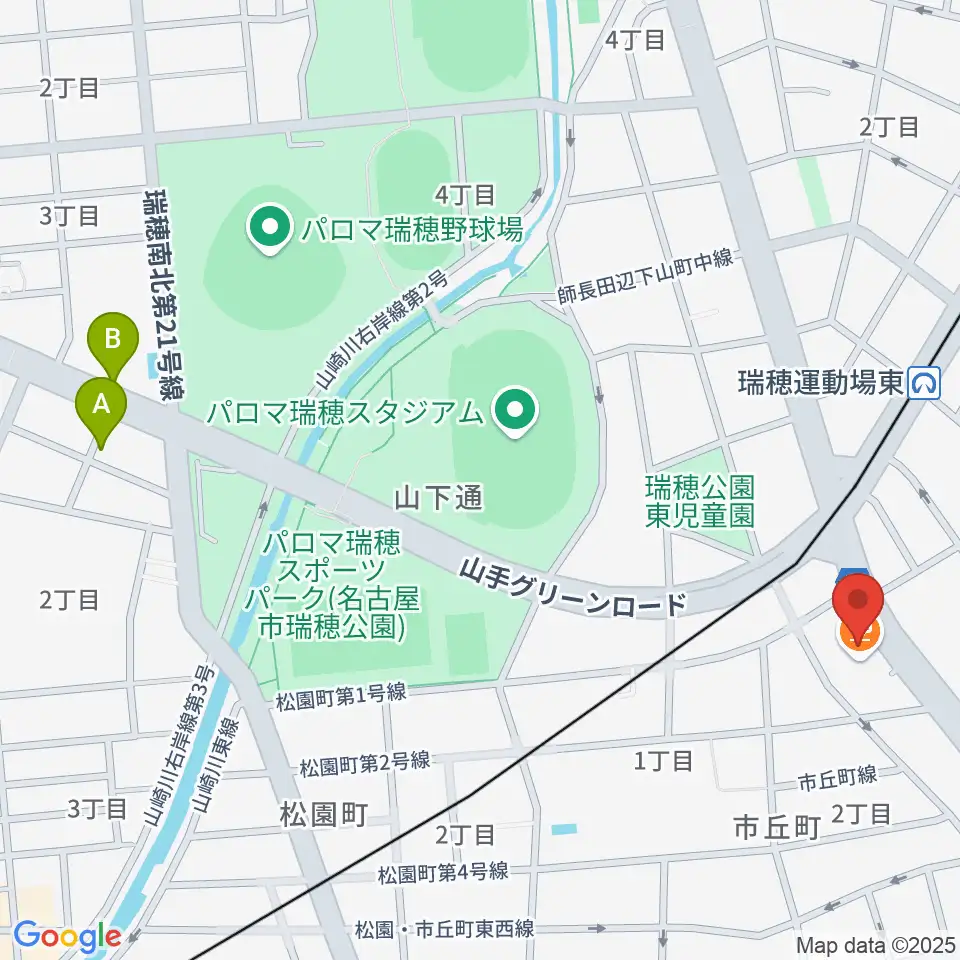 みずほギター音楽教室周辺のホテル一覧地図
