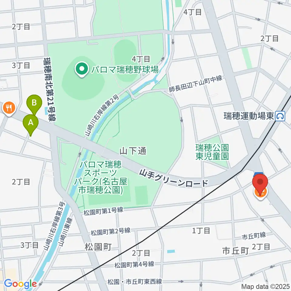 みずほギター音楽教室周辺のホテル一覧地図