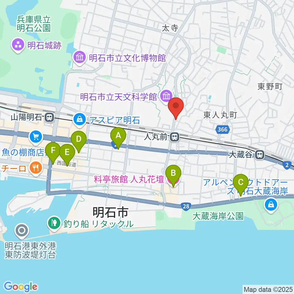 楽器の修理屋プロタック周辺のホテル一覧地図