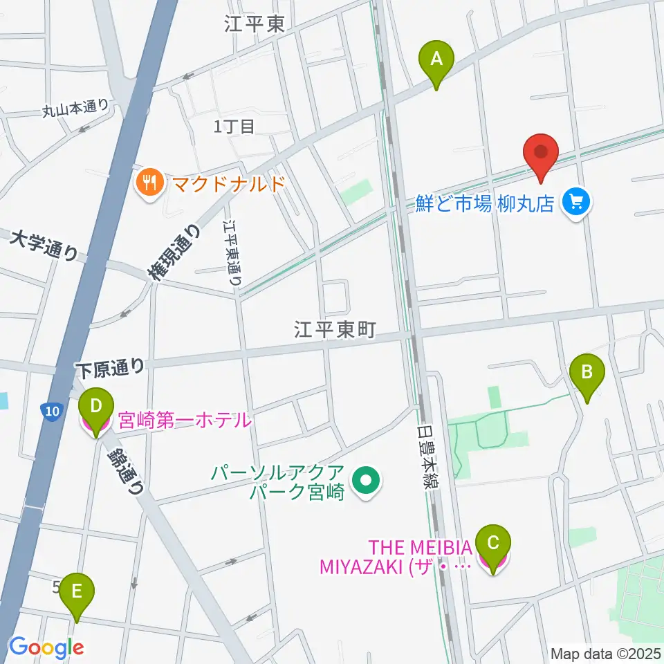 ベリーエイプ・インク周辺のホテル一覧地図