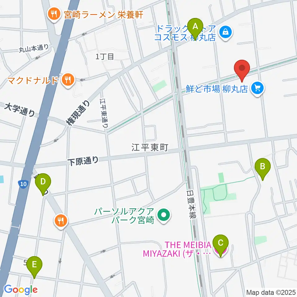 ベリーエイプ・インク周辺のホテル一覧地図