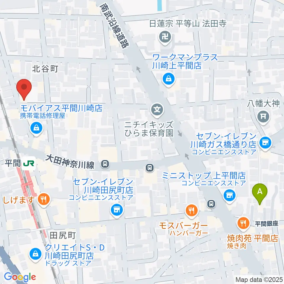 冨井ピアノ工房周辺のホテル一覧地図