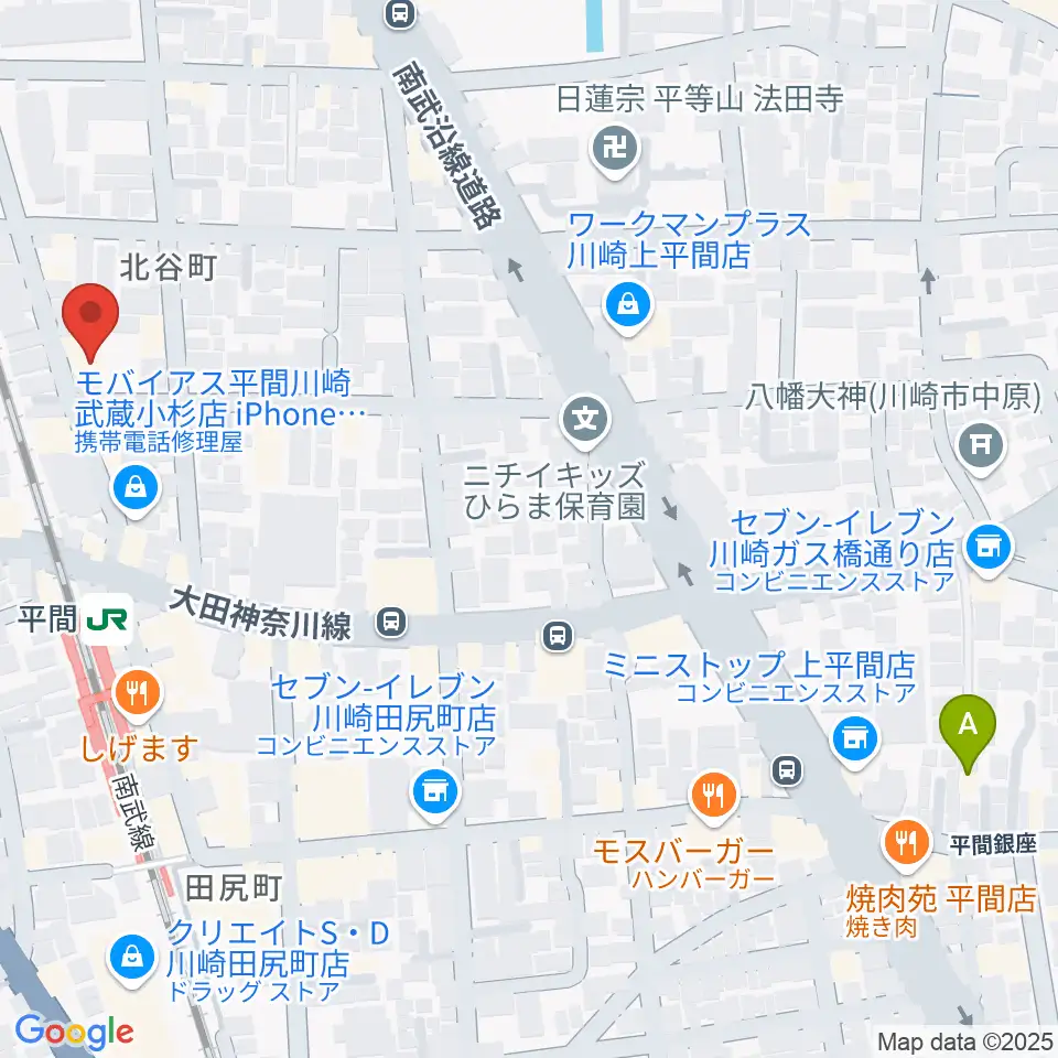 冨井ピアノ工房周辺のホテル一覧地図