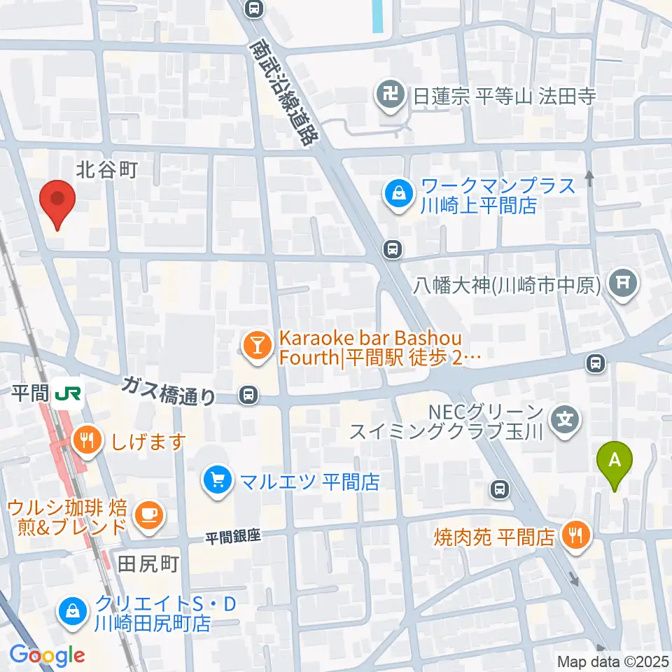 冨井ピアノ工房周辺のホテル一覧地図