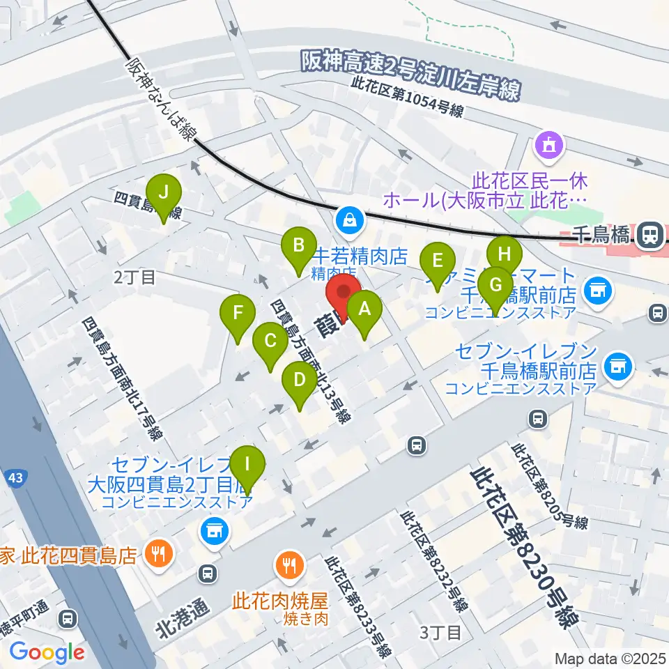 ハイエンドミュージック周辺のホテル一覧地図