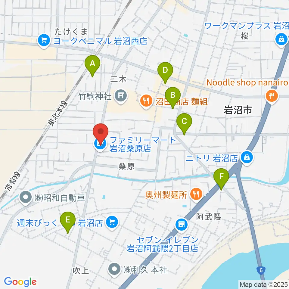 シトラスハウス周辺のホテル一覧地図