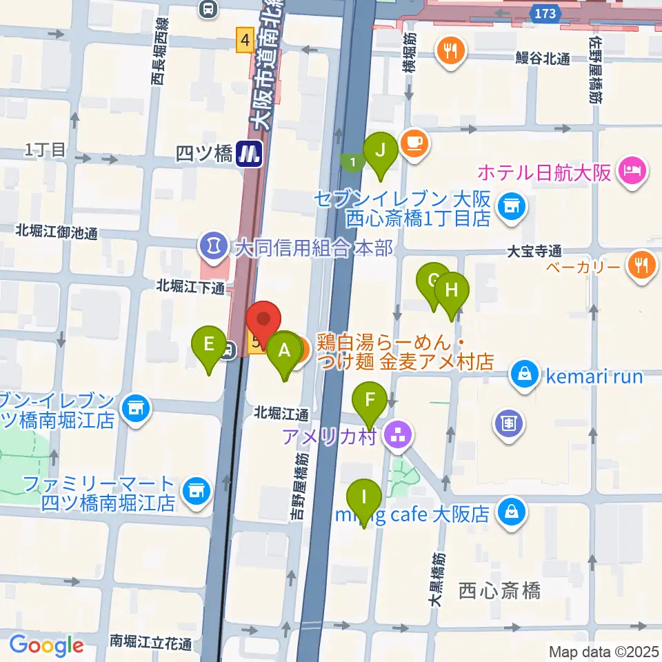 Vocal Space B周辺のホテル一覧地図