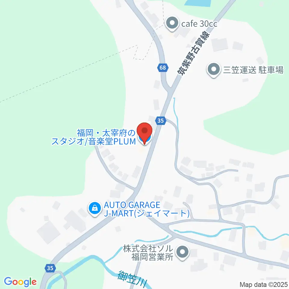 音楽堂PLUM周辺のホテル一覧地図