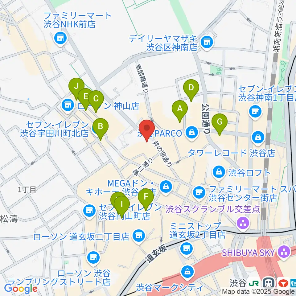 サウンドスクランブル周辺のホテル一覧地図
