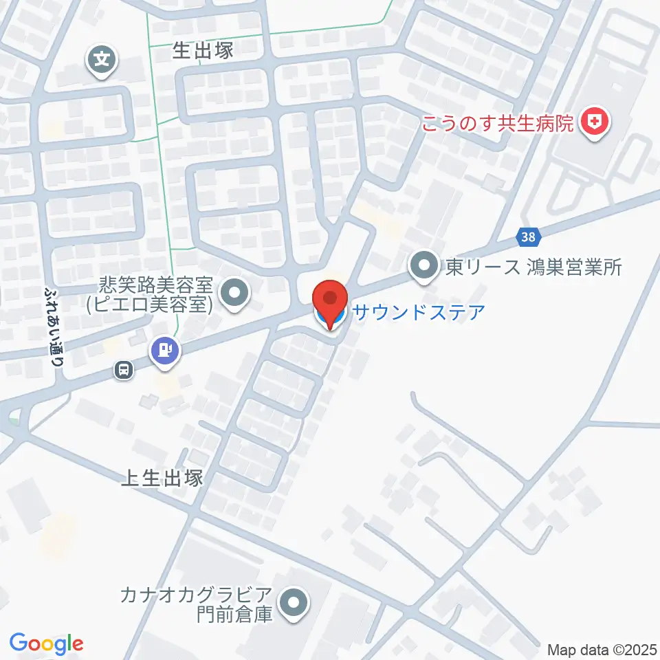 サウンドステア周辺のホテル一覧地図