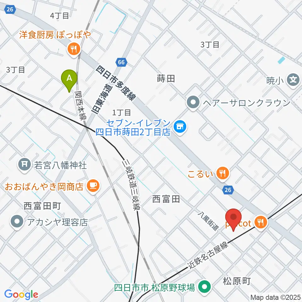 ホーリーハウス周辺のホテル一覧地図
