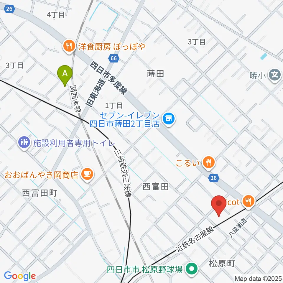ホーリーハウス周辺のホテル一覧地図
