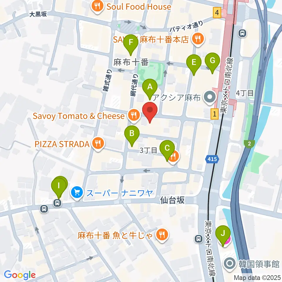 音楽塾ヴォイス東京校周辺のホテル一覧地図