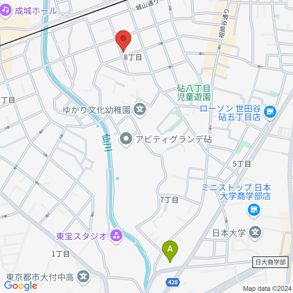 スタジオ トーンマイスター周辺のホテル一覧地図