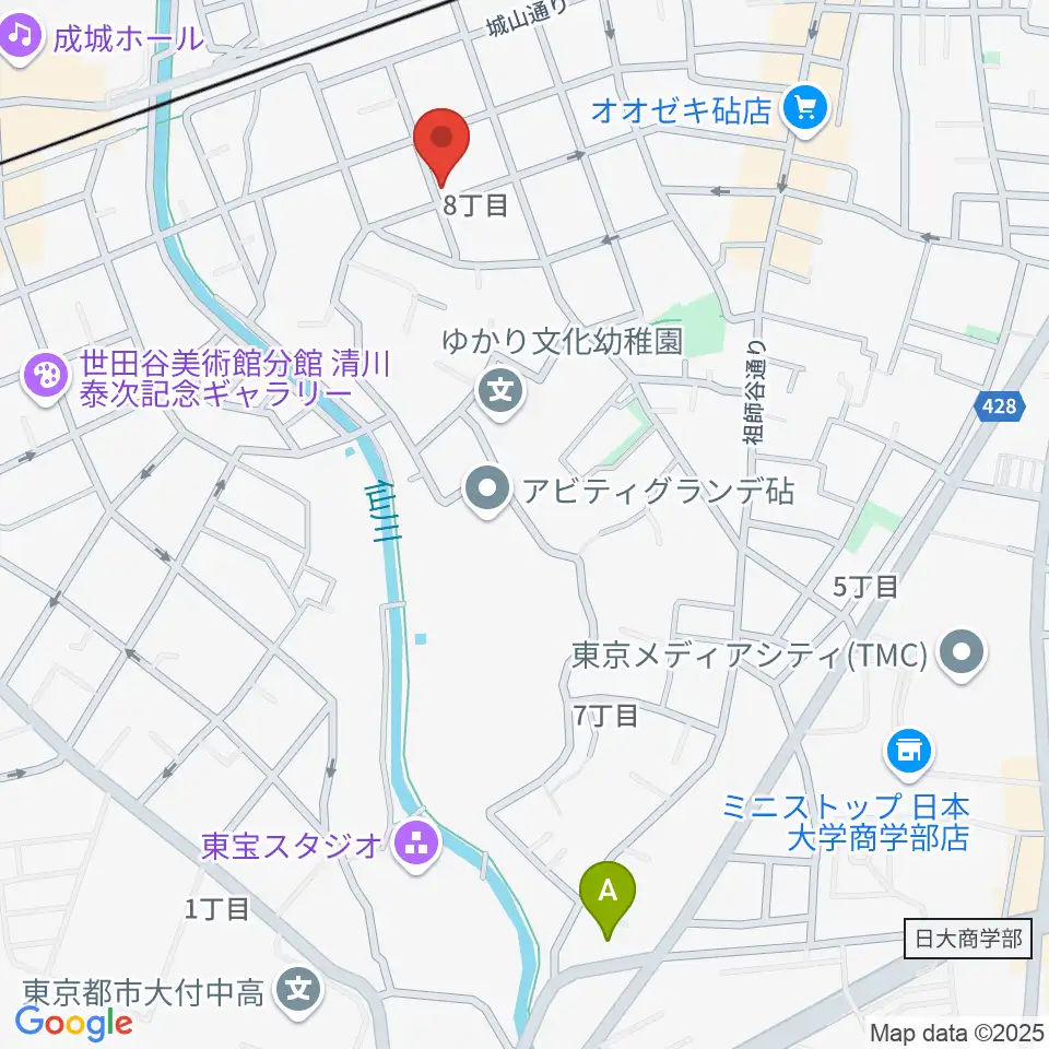 スタジオ トーンマイスター周辺のホテル一覧地図