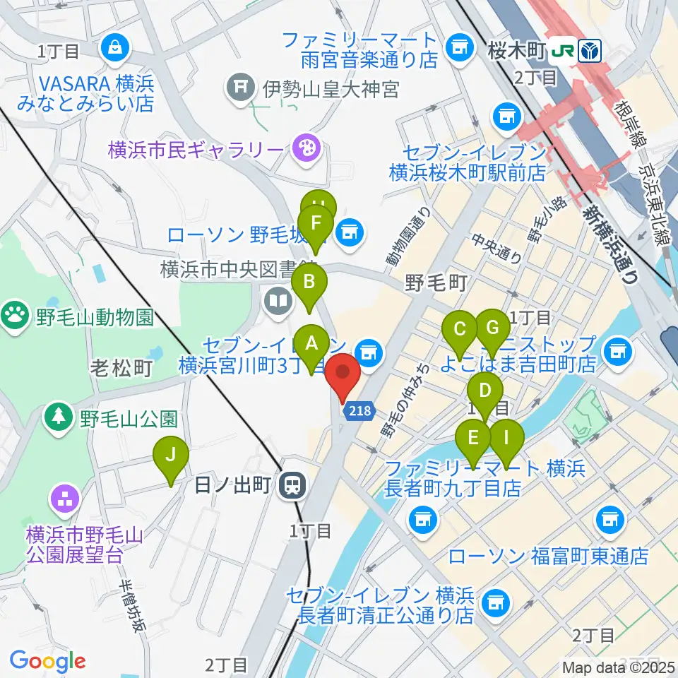 THE CLUB SENSATION周辺のホテル一覧地図