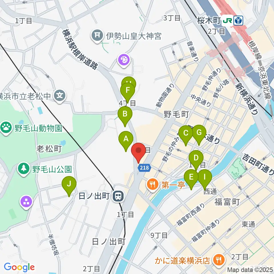 THE CLUB SENSATION周辺のホテル一覧地図