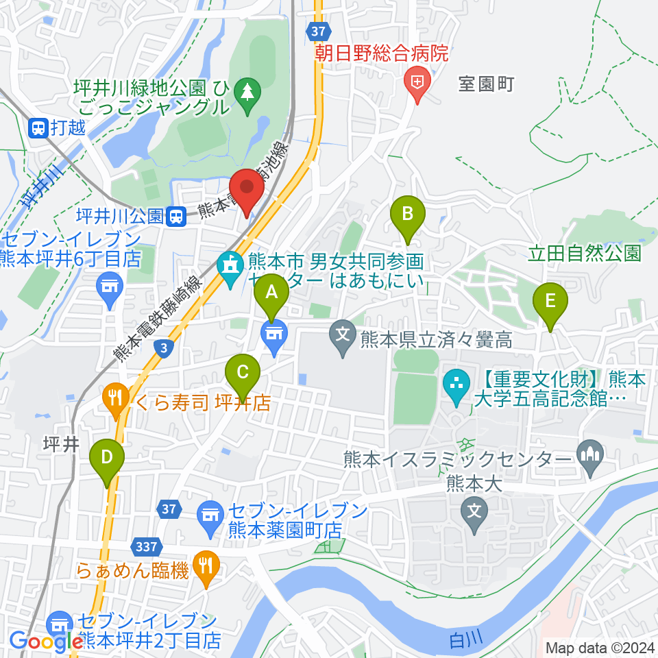 スタジオスミス周辺のホテル一覧地図