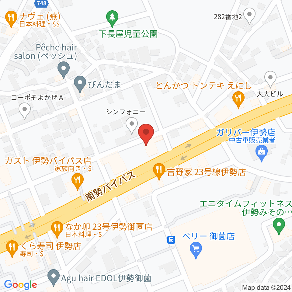 村井楽器伊勢店周辺のホテル一覧地図