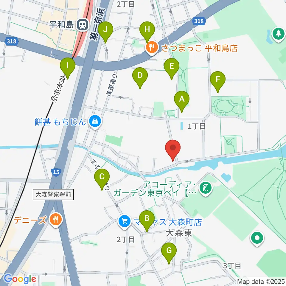 サウンドパーク周辺のホテル一覧地図