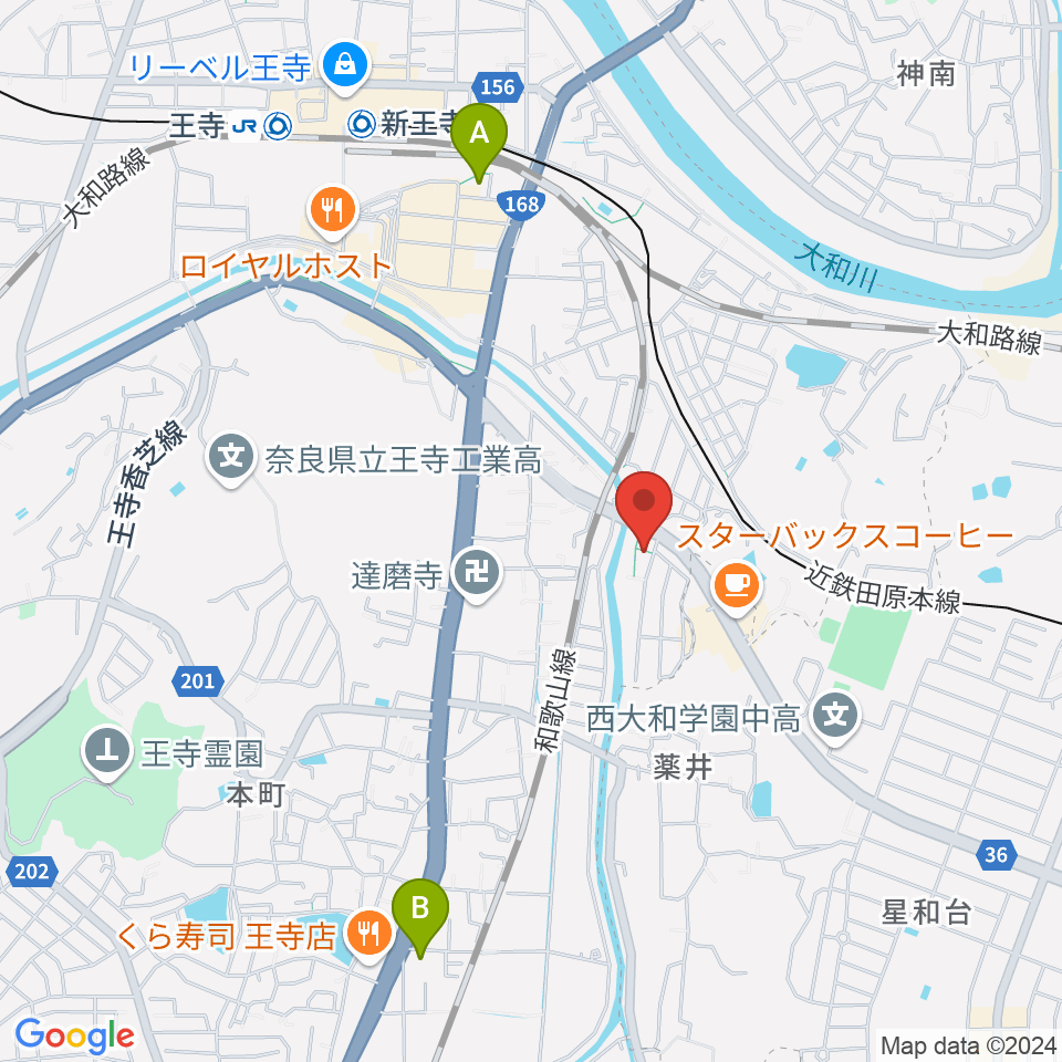 ミュージックスタジオ シグナス周辺のホテル一覧地図