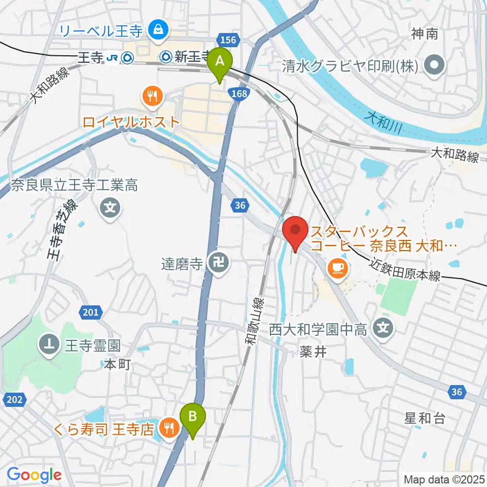 ミュージックスタジオ シグナス周辺のホテル一覧地図