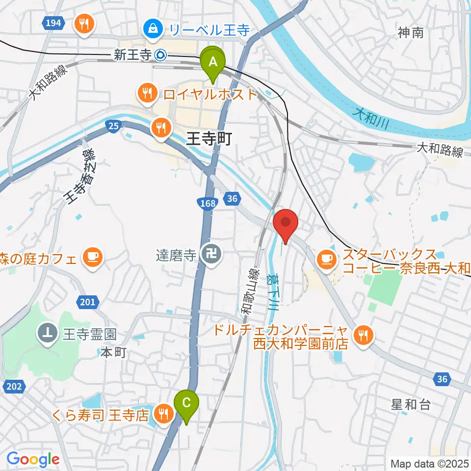 ミュージックスタジオ シグナス周辺のホテル一覧地図