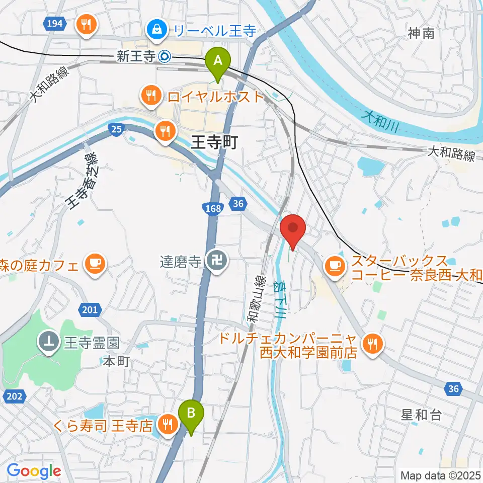ミュージックスタジオ シグナス周辺のホテル一覧地図