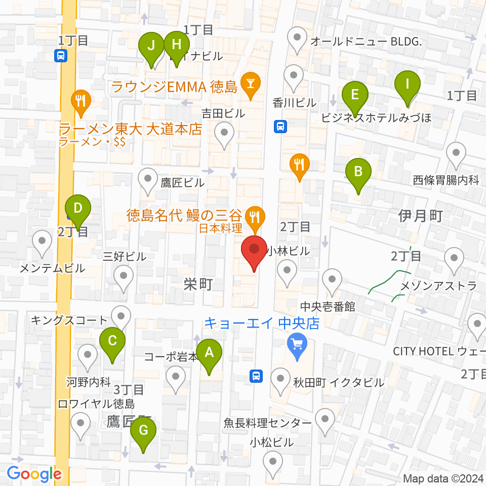 club GRINDHOUSE周辺のホテル一覧地図