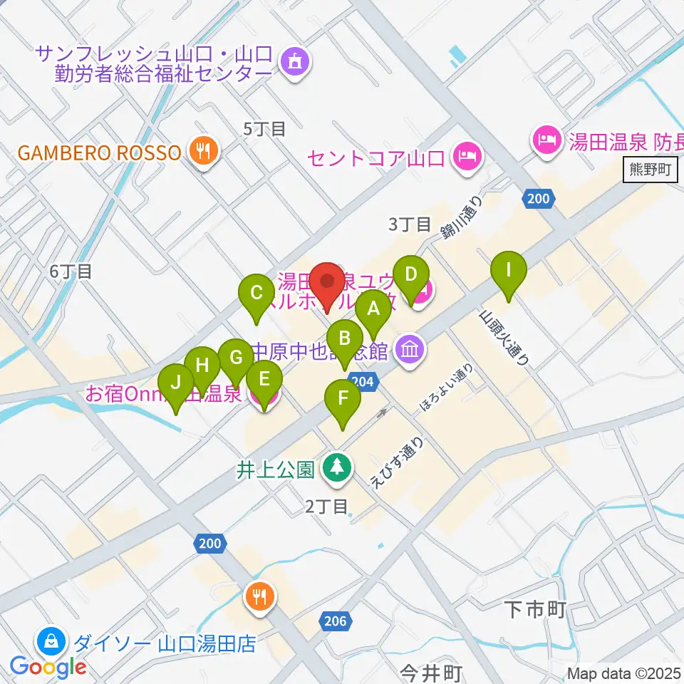 Organ's Melody周辺のホテル一覧地図