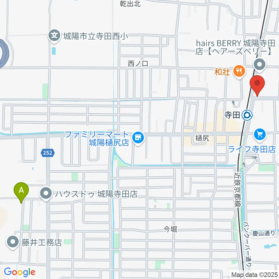 スタジオフレイバー周辺のホテル一覧地図