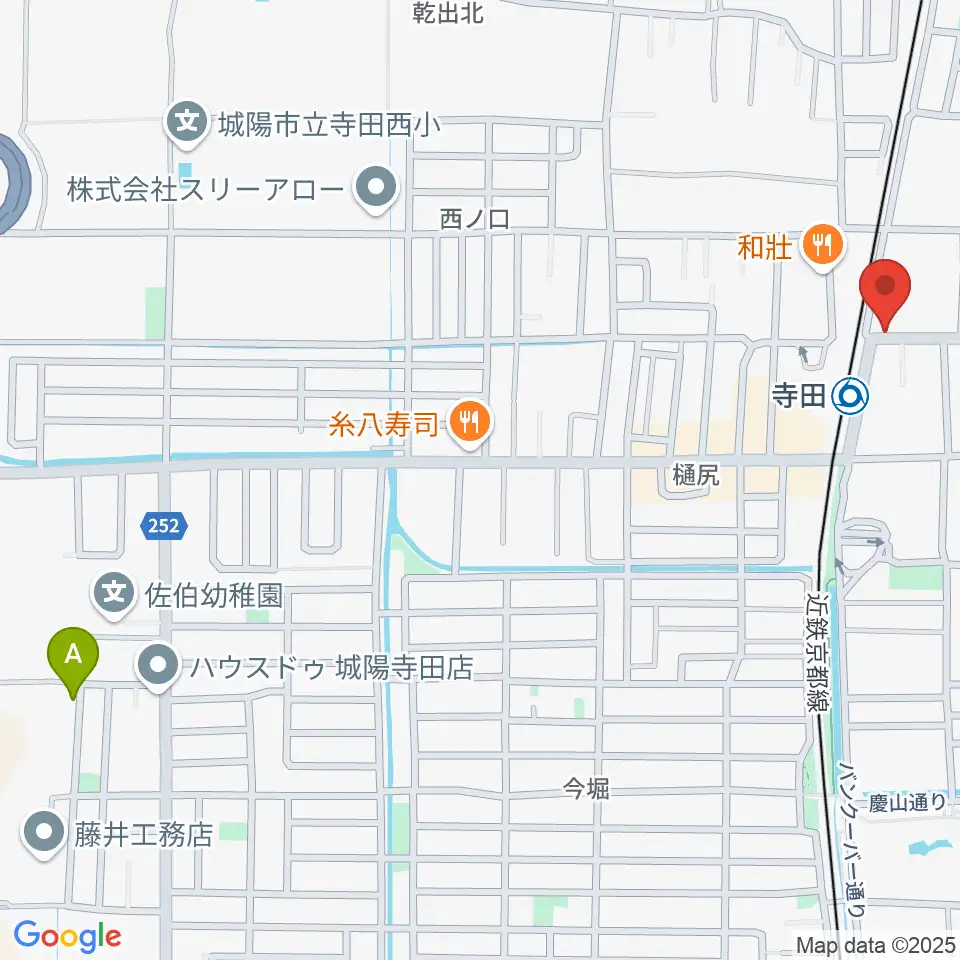 スタジオフレイバー周辺のホテル一覧地図