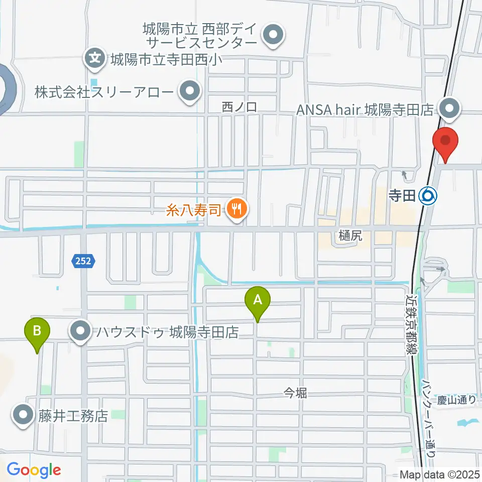 スタジオフレイバー周辺のホテル一覧地図