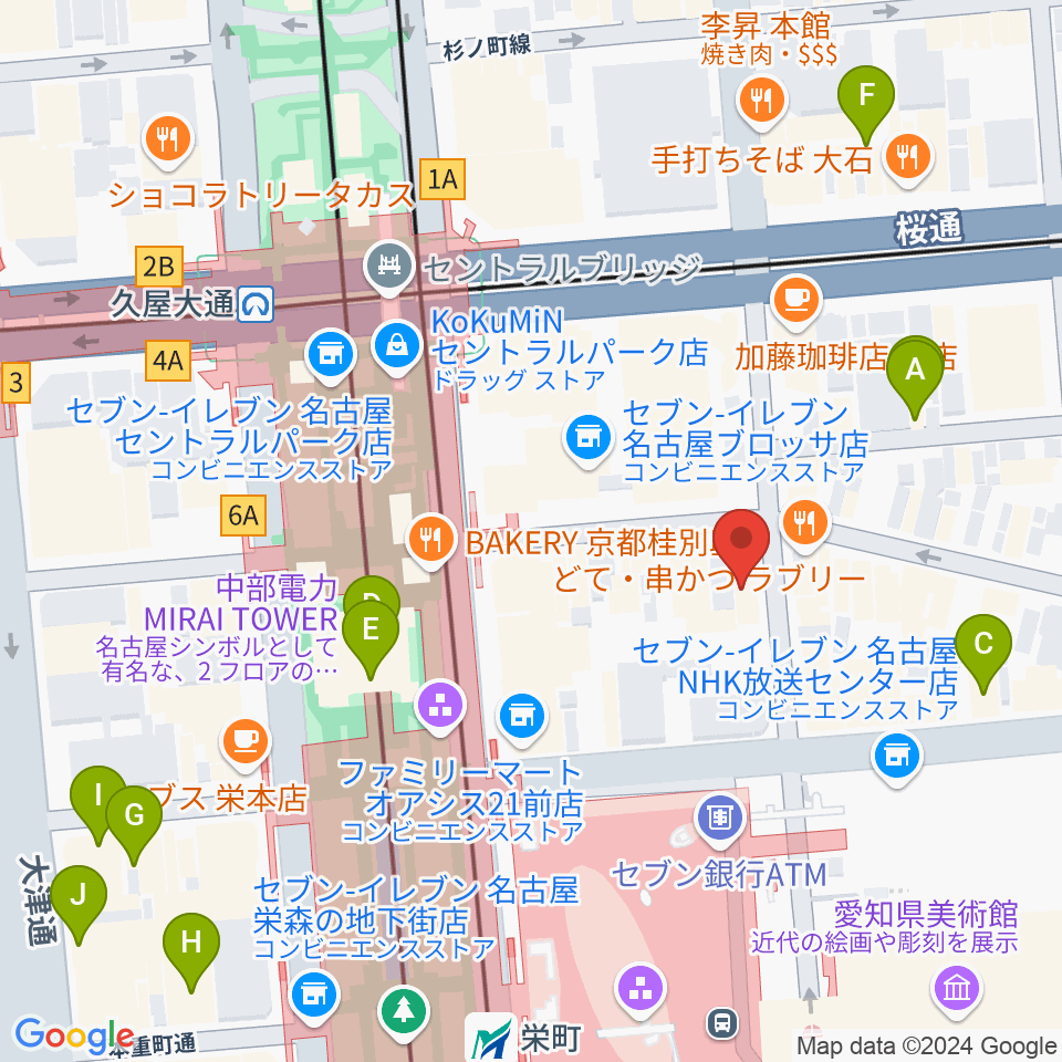 Jazz inn LOVELY周辺のホテル一覧地図