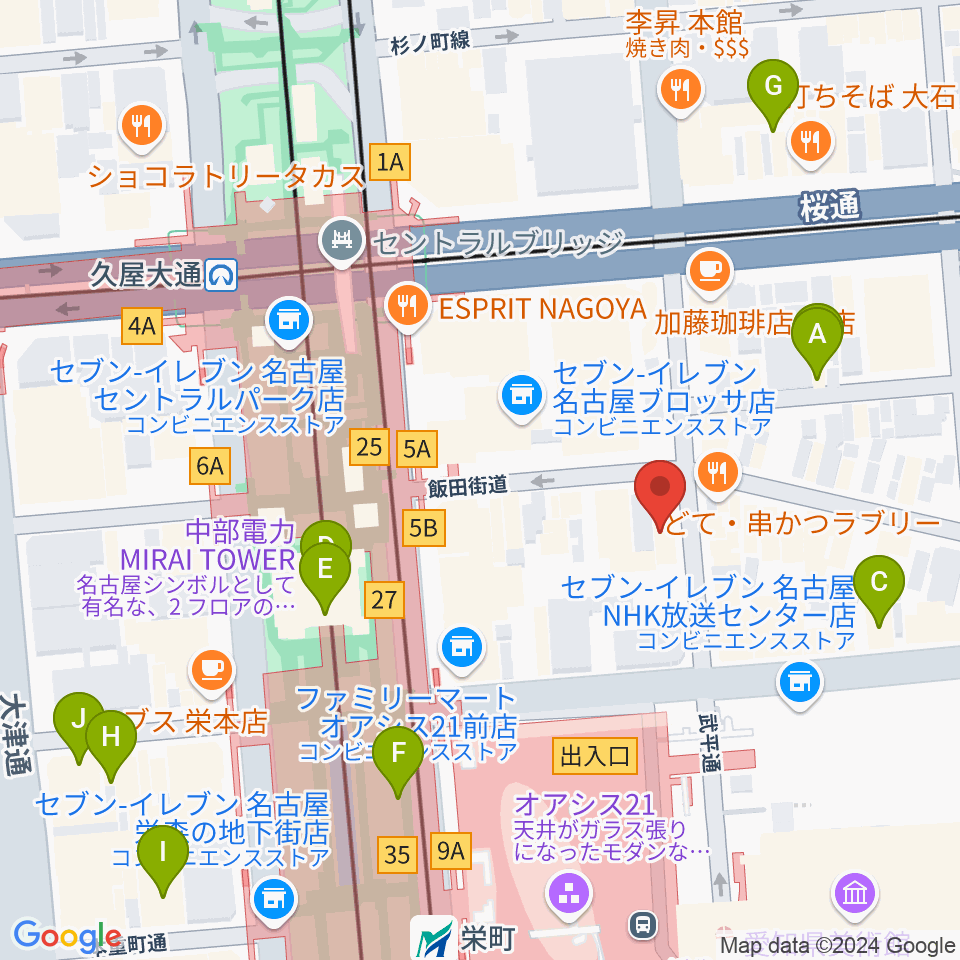 Jazz inn LOVELY周辺のホテル一覧地図