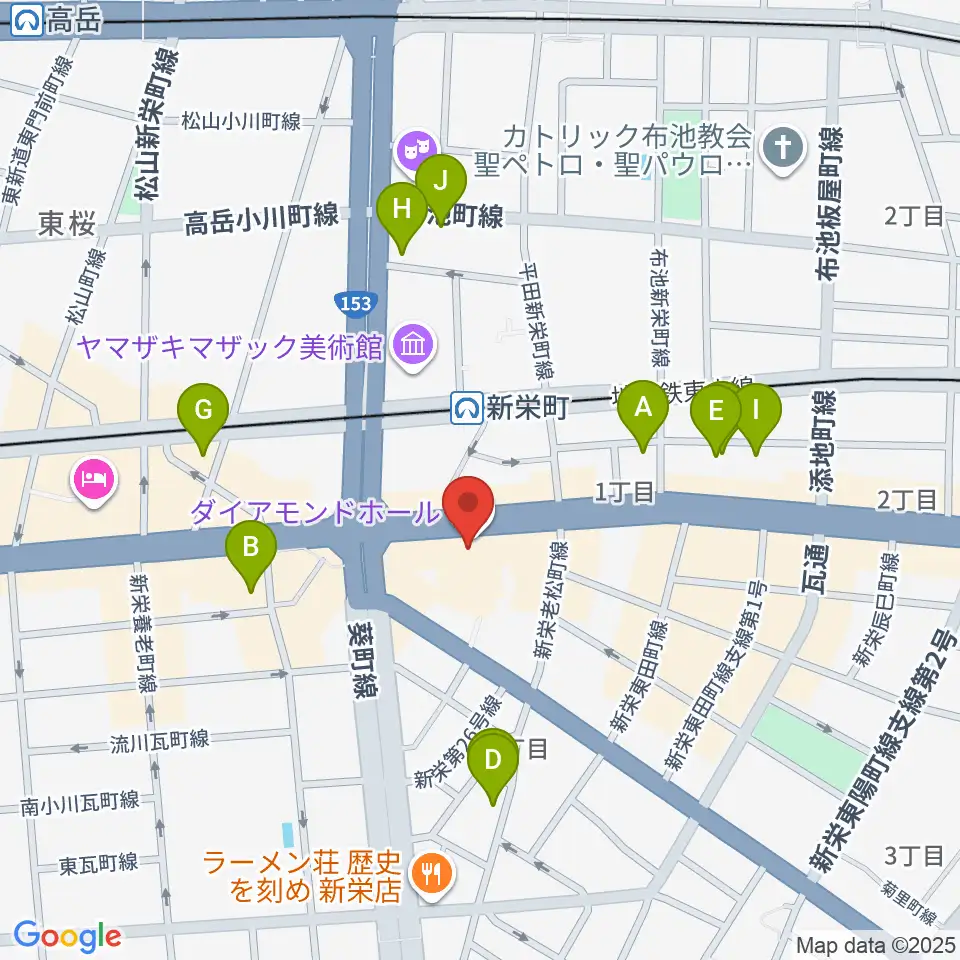 名古屋CLUB MAGO周辺のホテル一覧地図