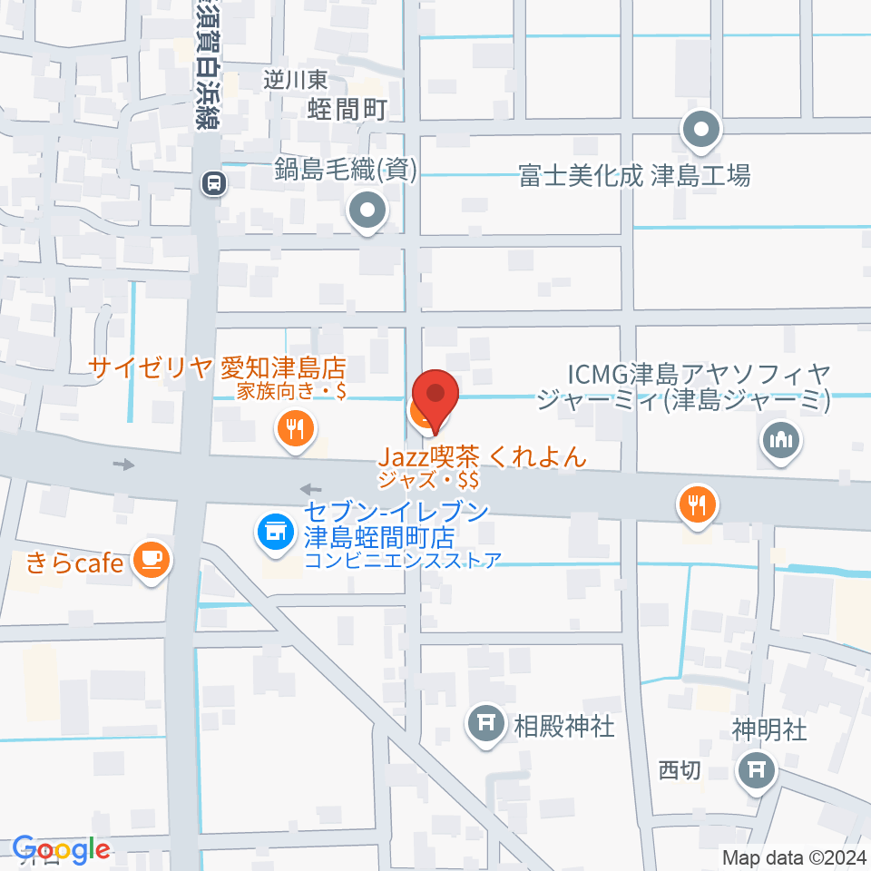 JAZZくれよん周辺のホテル一覧地図