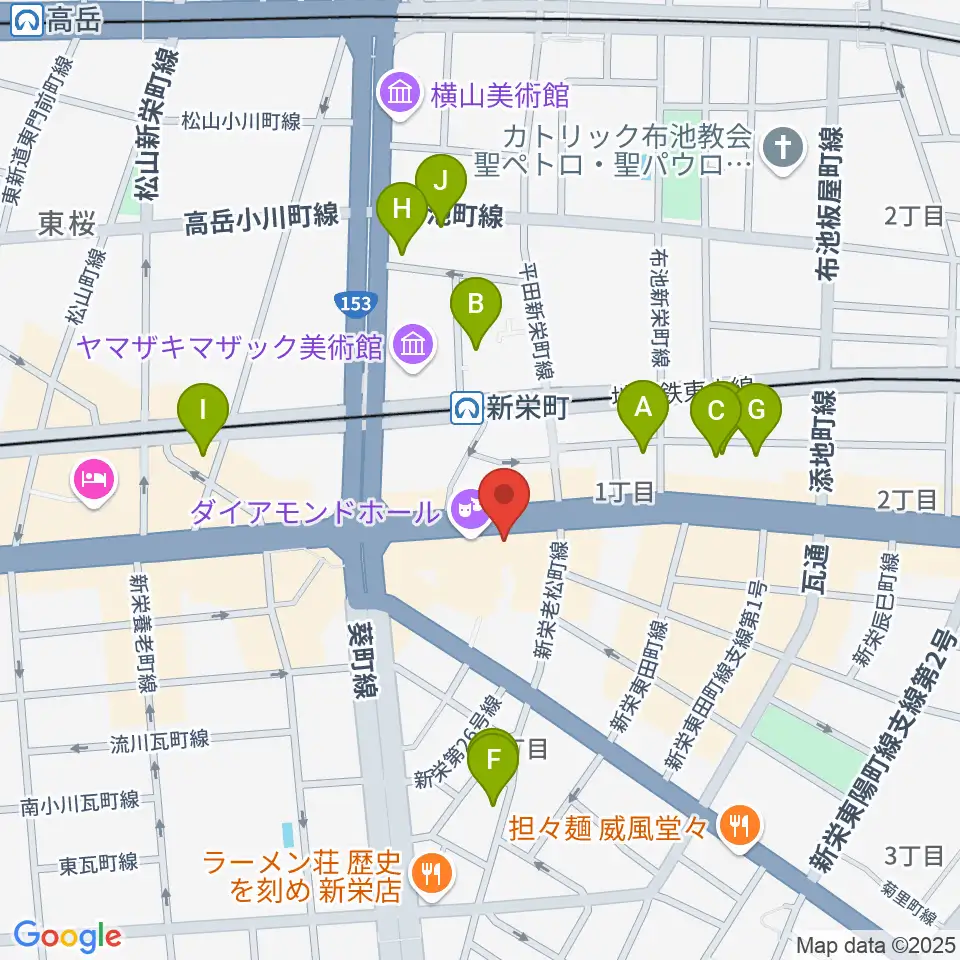 新栄Live & Lounge Vio周辺のホテル一覧地図