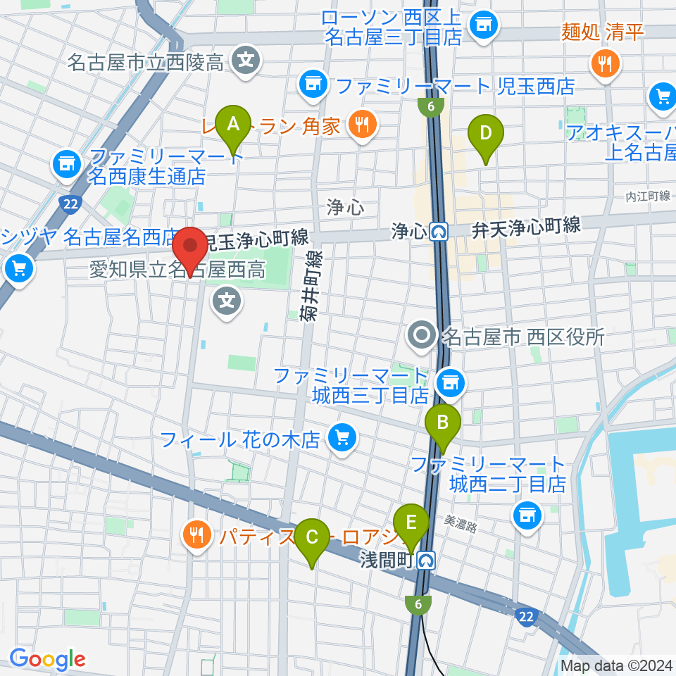 スタジオ・リリタ周辺のホテル一覧地図